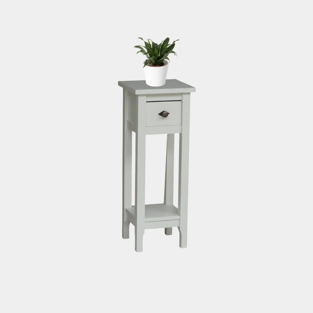 Beistelltisch Deux - 30x30x80H cm - 1 Schublade - 1 Ablage