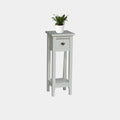 Beistelltisch Deux - 30x30x80H cm - 1 Schublade - 1 Ablage