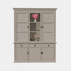 Buffetschrank Richland - 170x51x220H cm - geschlossene Türen im Oberschrank - 6 Flügeltüren - 3 Soft-Close-Schubladen - Landhausstil