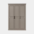 Teramo Kleiderschrank - 160x60x240H cm - 3 Türen - Kleiderstange - 3 Schubladen - Einlegeböden