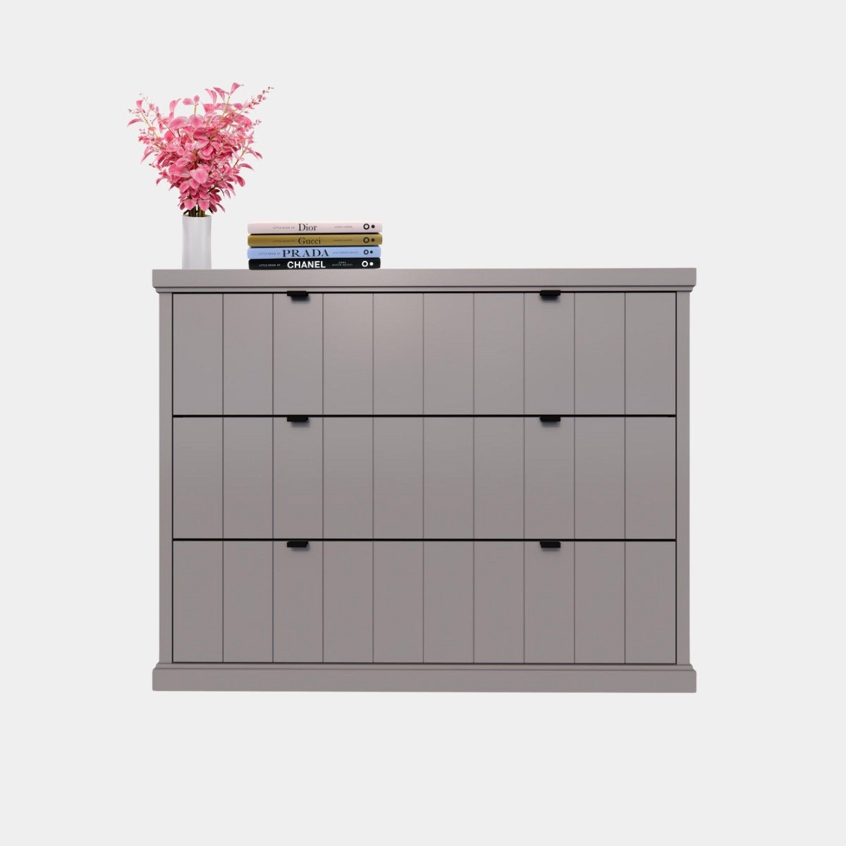 Kommode Vannes - 120x45x95H cm- 3 Soft-Close-Schubladen - modernes Design