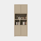 Albufeira Regal - 100x40x240H cm - 4 grifflose Push-to-Open Türen - schlankes Design - Türen im Oberschrank - 5cm Fachbodenstärke
