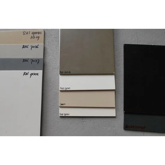 Kyoto Bücherregal - 275X55X250H cm - 8 Türen mit Griffen - 8 offene Fächer