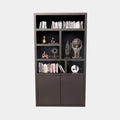 Kleiderschrank Ronda - 120x40x220H cm - 5cm Bodenstärke - offene Einlegeböden - 2 grifflose Push-to-open-Türen - schlichtes Design
