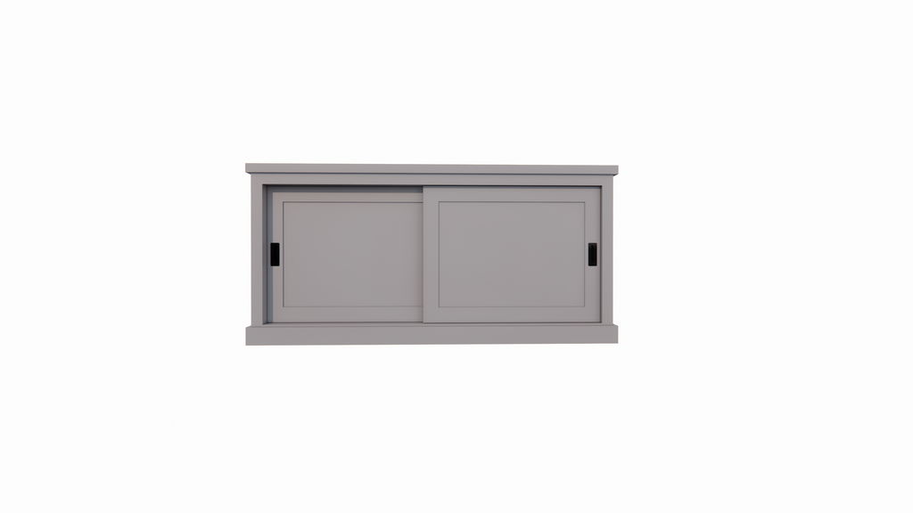 Sideboard Algarve 01 - 165x46x80H cm - 2 Schiebetüren - schlichtes Design