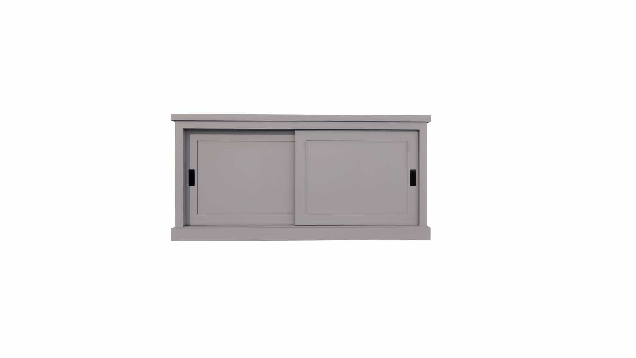Sideboard Algarve 01 - 165x46x80H cm - 2 Schiebetüren - schlichtes Design