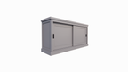 Sideboard Algarve 01 - 165x46x80H cm - 2 Schiebetüren - schlichtes Design