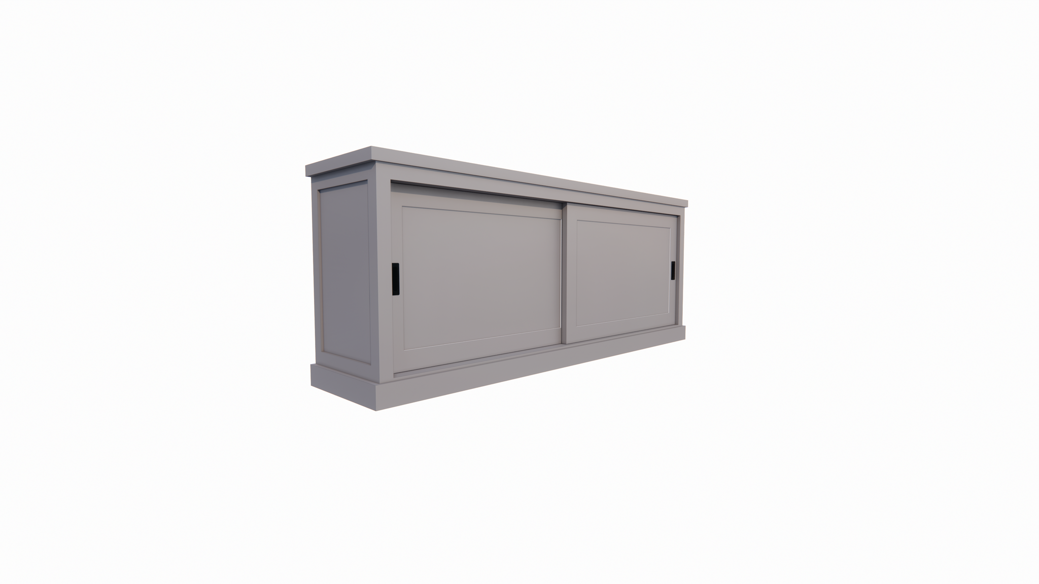 Sideboard Algarve 02 - 200x46x80H cm - 2 Schiebetüren - schlichtes Design