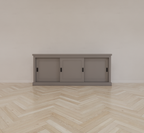 Sideboard Algarve 03 - 200x46x80H cm - 3 Schiebetüren - schlichtes Design
