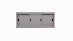 Sideboard Algarve 03 - 200x46x80H cm - 3 Schiebetüren - schlichtes Design