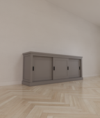 Sideboard Algarve 03 - 200x46x80H cm - 3 Schiebetüren - schlichtes Design
