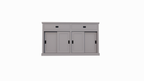 Sideboard Algarve 04 - 190x46x110H cm - 4 Schiebetüren - 2 Soft-Close-Schubladen - schlankes Design - hohes Sideboard