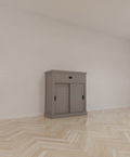 Sideboard Algarve 05 - 110x46x110H cm - 2 Schiebetüren - 1 Soft-Close-Schublade - schlichtes Design