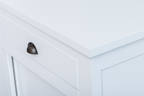 Sideboard Atlanta - 300x50x90H cm - 4 Soft-Close-Schubladen - 4 geschlossene Schiebetüren