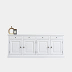 Brela Sideboard - 230x45x95H cm - 4 Schubladen - 4 Flügeltüren