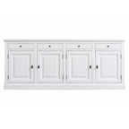 Brela Sideboard - 230x45x95H cm - 4 Schubladen - 4 Flügeltüren