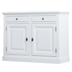 Sideboard Kroatien - 126x45x95H cm - 2 Schubladen - 2 Flügeltüren
