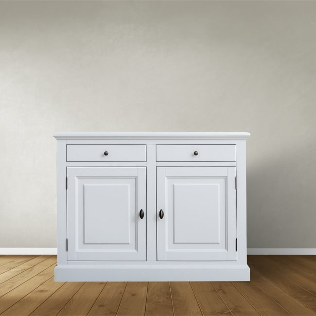 Sideboard Kroatien - 126x45x95H cm - 2 Schubladen - 2 Flügeltüren