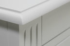 Sideboard Privatbibliothek - 200x40x80H cm - 4 Schubladen - 4 geschlossene Flügeltüren