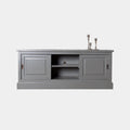 Avignon TV Sideboard - 150x48x60H cm - 2 Schiebetüren - offenes Mittelfach - mit Kabeldurchlass