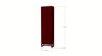 Bandon Schrank - 60x30x210H cm - auf Beinen - Soft-Close-Schublade