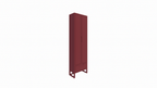 Bandon Schrank - 60x30x210H cm - auf Beinen - Soft-Close-Schublade