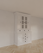 Buffetschrank Bangkok - 150x50x240H cm - 6 Türen - 7 Soft-Close-Schubladen - 2 Glastüren