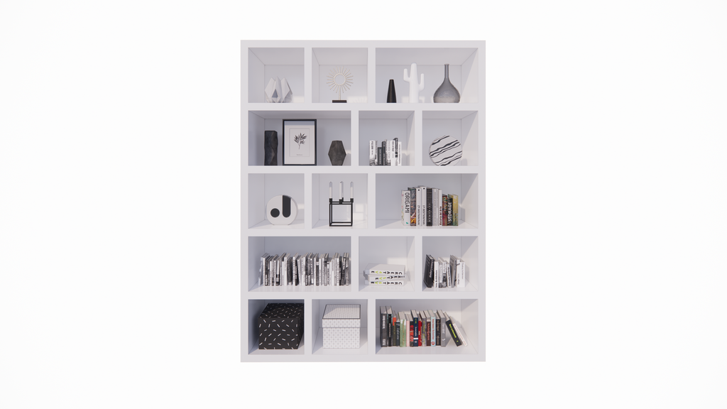 Regalelement Barbados - 160x40x210H cm - schlankes Design - 5 cm Regalstärke - offene Regale - Raumtrenner