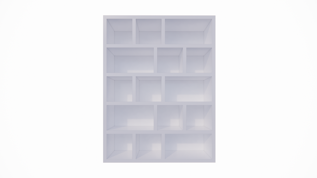 Regalelement Barbados - 160x40x210H cm - schlankes Design - 5 cm Regalstärke - offene Regale - Raumtrenner