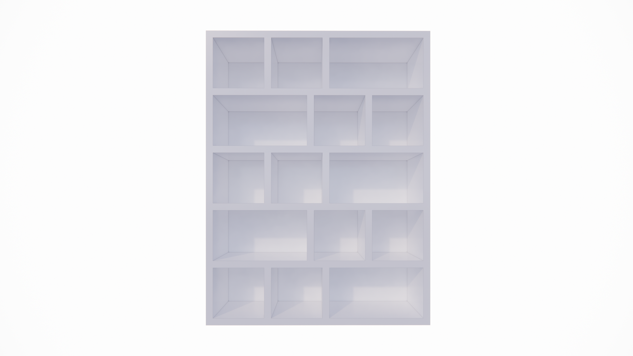 Regalelement Barbados - 160x40x210H cm - schlankes Design - 5 cm Regalstärke - offene Regale - Raumtrenner