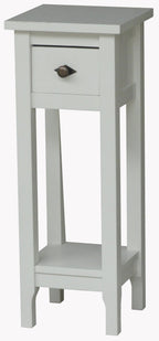 Beistelltisch Deux - 30x30x80H cm - 1 Schublade - 1 Ablage