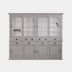 Buffetschrank Belgrad - 240x50x230H cm - 8 Schiebetüren - 10 Soft-Close-Schubladen