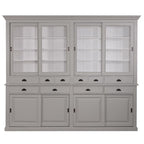 Buffetschrank Belgrad - 240x50x230H cm - 8 Schiebetüren - 10 Soft-Close-Schubladen