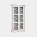 Vitrine Bilbao - 110x40x210H cm - mit Spanjolette-Verschluss - Glasseiten - Ganzglasvitrine