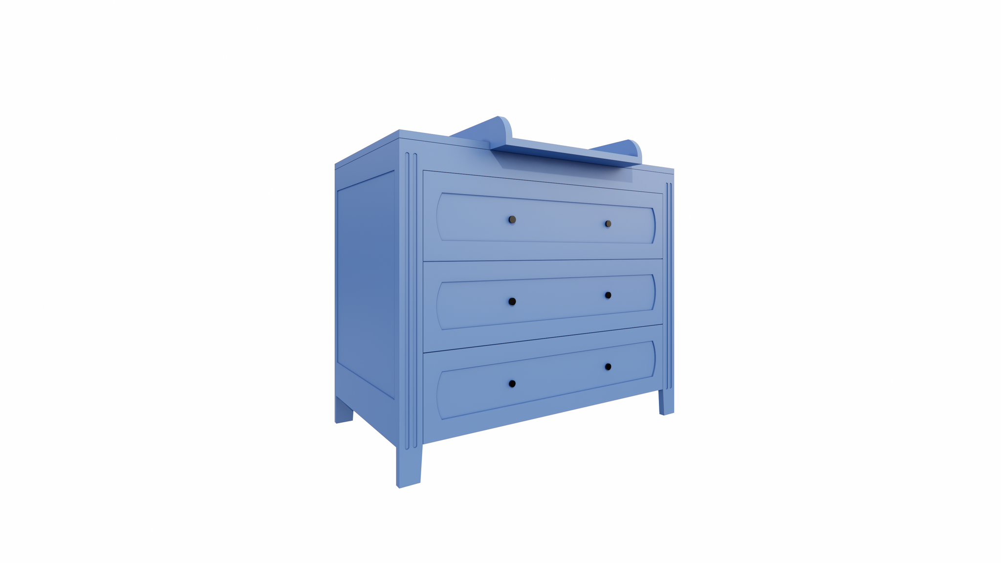 Blora Kommode - 100x55x90H cm - 3 Soft-Close-Schubladen - auf Beinen