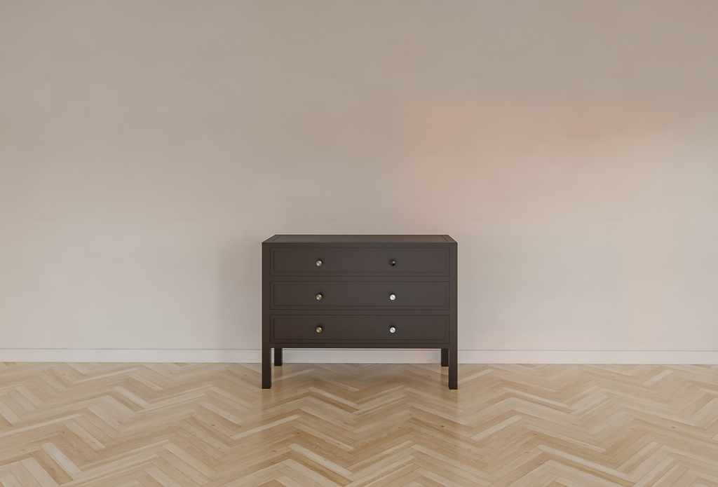 Kommode/Kommode - 120x50x90H cm - 3 Soft-Close-Schubladen - auf Beinen