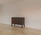 Kommode/Kommode - 120x50x90H cm - 3 Soft-Close-Schubladen - auf Beinen