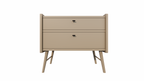 Bowen Sideboard - 100x55x90H cm - 2 Soft-Close-Schubladen - auf runden Holzbeinen