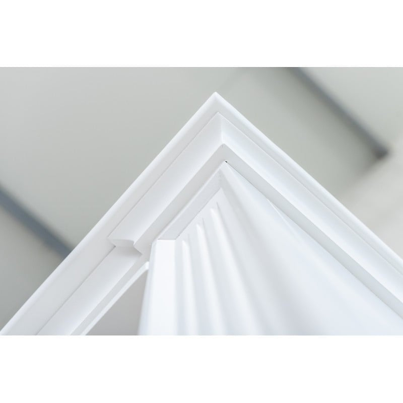 Bücherregal Melena del Sur - 400x43x240H cm - 20 Fachböden - 2 ausziehbare Fachböden - 8 geschlossene Flügeltüren - verstellbare Fachböden