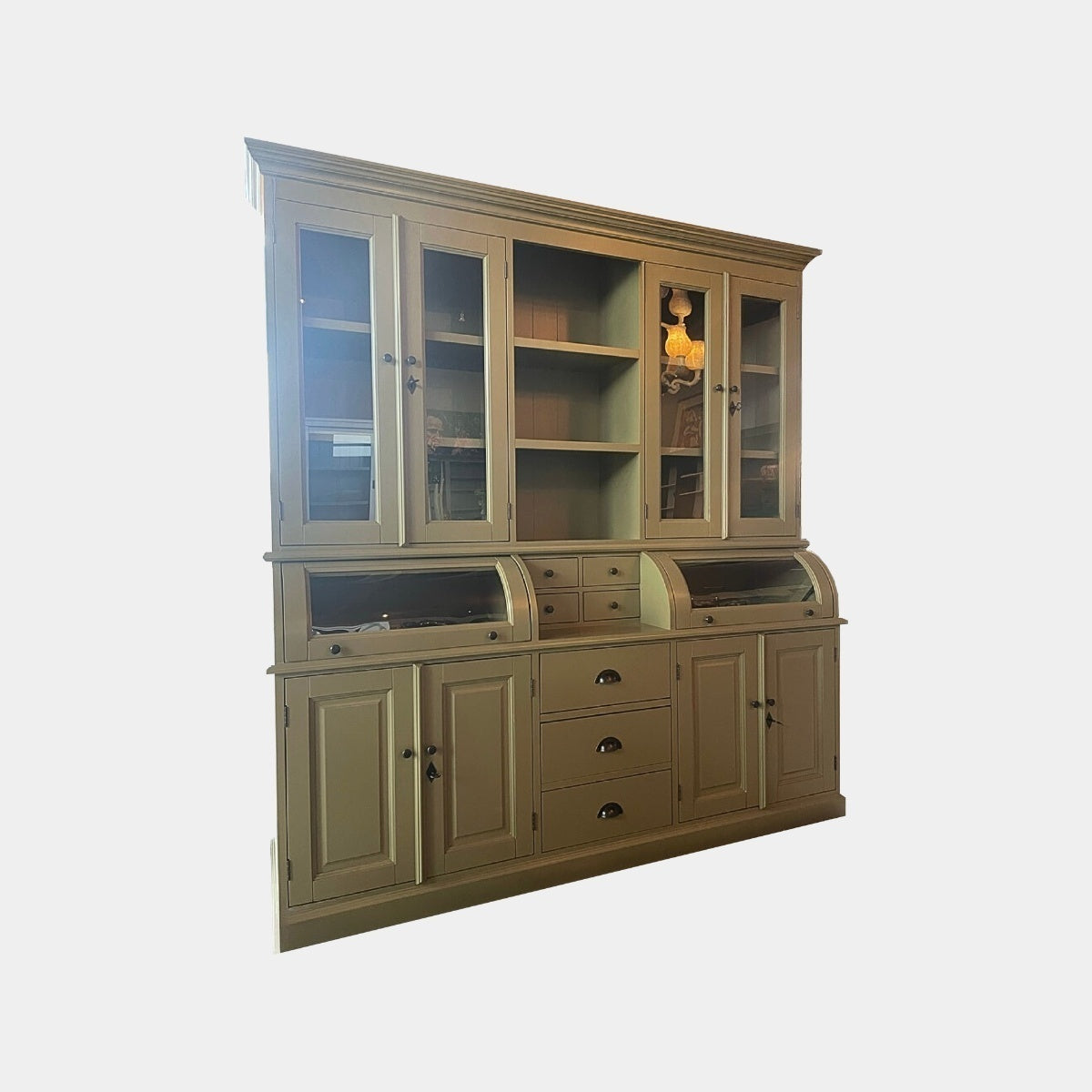 Buffetschrank - Grutter-Schrank - Pisa - 200x50x210H cm - 8 Flügeltüren - 2 Kugelklappen - 7 Schubladen