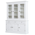 Buffetschrank Santa Fe - 177x45x230H cm - 3 Vitrinentüren mit Scharnieren - 3 Schubladen mit Soft Close - 3 geschlossene Türen mit Scharnieren - 8 Einlegeböden - verstellbare Einlegeböden