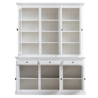 Buffetschrank Santa Fe - 177x45x230H cm - 3 Vitrinentüren mit Scharnieren - 3 Schubladen mit Soft Close - 3 geschlossene Türen mit Scharnieren - 8 Einlegeböden - verstellbare Einlegeböden