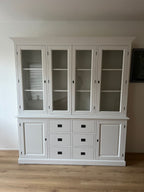 Buffetschrank Lin 01 - 200x48x220H cm - 4 Flügeltüren - 6 Soft-Close-Schubladen - 2 geschlossene Flügeltüren
