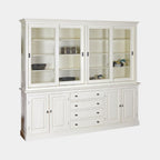 Buffetschrank Gare du Nord - 240x45x220H cm - 4 Glasschiebetüren - 4 geschlossene Flügeltüren - 4 Soft-Close-Schubladen