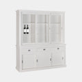 Buffetschrank Island 02 - 200x50x220H cm - schlankes Design - 3 Schrankschiebetüren - 3 Schubladen - 3 geschlossene Schiebetüren