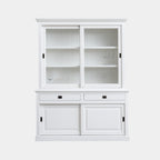 Buffetschrank Kolumbien - 177x50x230H cm - 2 Glasschiebetüren - 2 Soft-Close-Schubladen - 2 geschlossene Schiebetüren