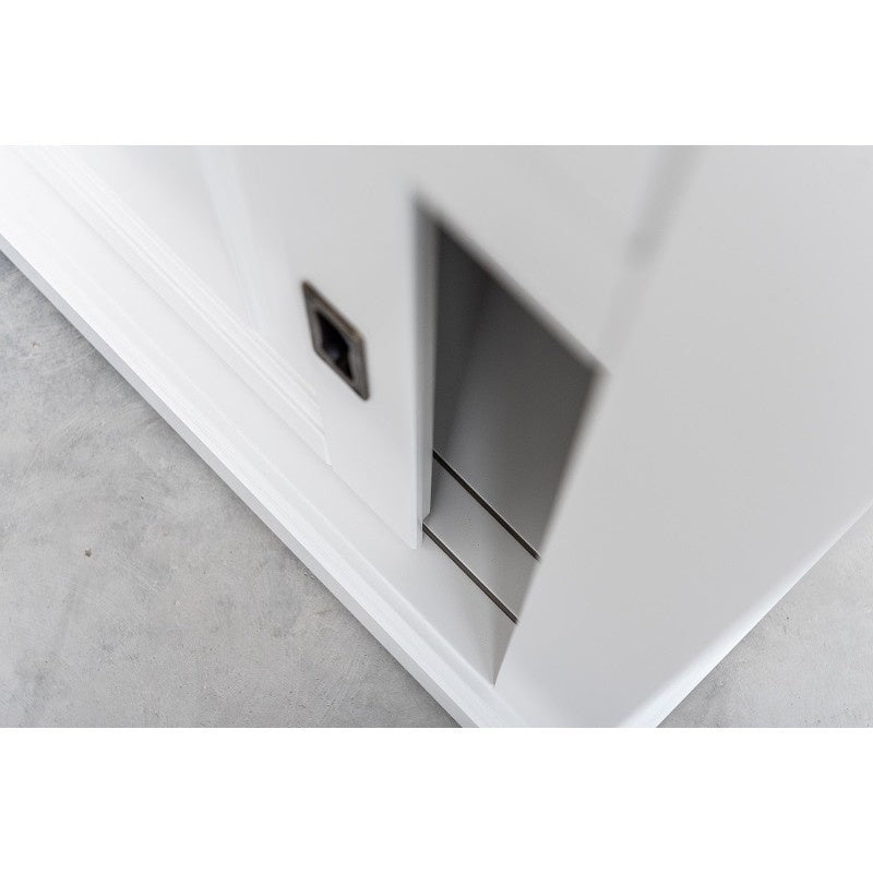 Buffetschrank Kolumbien - 177x50x230H cm - 2 Glasschiebetüren - 2 Soft-Close-Schubladen - 2 geschlossene Schiebetüren