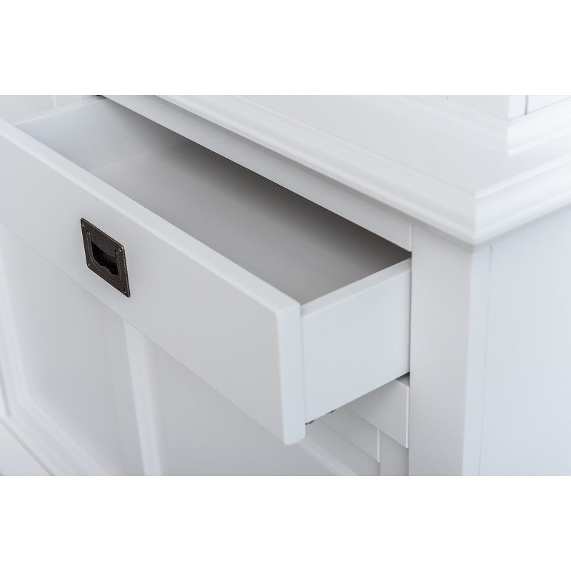 Buffetschrank Kolumbien - 177x50x230H cm - 2 Glasschiebetüren - 2 Soft-Close-Schubladen - 2 geschlossene Schiebetüren