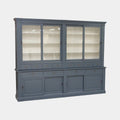 Buffetschrank Le grand st Tropez - 300x50x240H cm - Zerlegbar - 4 Schiebetüren in der Vitrine - 8 kleine Schubladen - 4 große Schubladen mit Soft Close - 4 geschlossene Schiebetüren