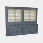 Buffetschrank Le grand st Tropez - 300x50x240H cm - Zerlegbar - 4 Schiebetüren in der Vitrine - 8 kleine Schubladen - 4 große Schubladen mit Soft Close - 4 geschlossene Schiebetüren